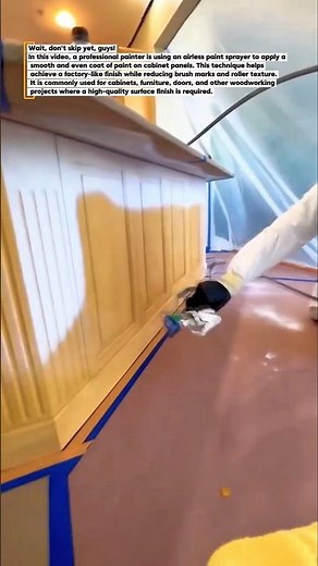 Amazing Professional Paint Spraying Technique | Fast & Smooth Cabinet Finishing!.