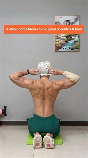 Daily 3 Bottle Moves to Improve Posture, Open Shoulders, and Sculpt a Beautiful Back Line