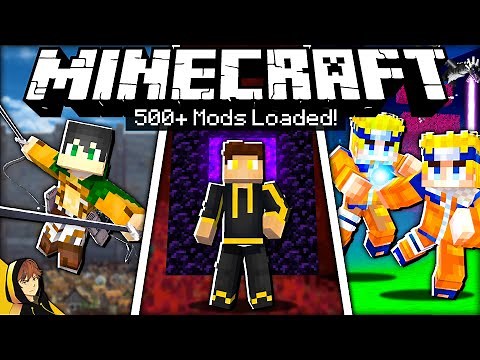 Installing 500+ MODS in MINECRAFT for 500K Special!!!