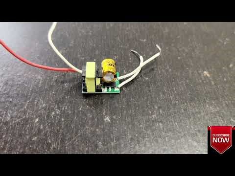 MINI LED DRIVER CIRCUIT COMPONENT VALUE DETAILS USING 3 WATT TO 20 WATT ‪@TECHWITHMANISH1989‬