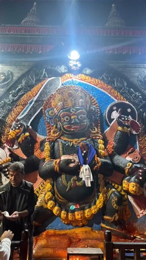 Pallavi Mishra on Instagram: "Overwhelmed and grateful today 🙏✨ Got to witness something truly rare and divine - the doors of Taleju Bhawani Temple, which open only once a year during Dashain. For the first time in my life, I saw the Bali Parva rituals - buffalo heads placed around the Devi idol (though we could glimpse it only for a few seconds). Photography wasn’t allowed inside, making the moment even more sacred and unforgettable. To add to the blessings, I also witnessed the Kumari process
