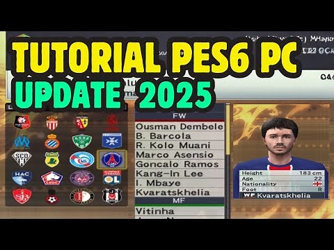 Tutorial PES 6 Update Terbaru 2025 PC