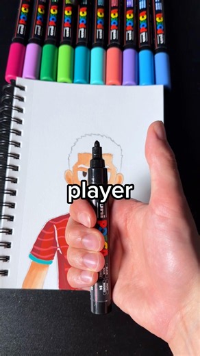 Drawing a World Cup Player!⚽️🔥 (#shorts)