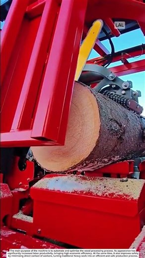 Fully automatic wood cutting machine