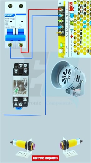 How to Wire a Photoelectric Sensor with Siren Alarm Complete Wiring Guide photoelectric sensor