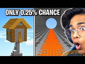 Minecraft's Most Insane Rare Seeds... (1 in 10 Million)