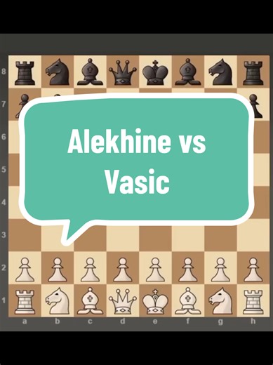 Chess Opening Strategies: Alekhine vs Vasic