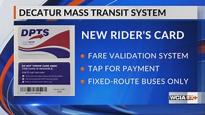 Decatur Public Transit introduces new fare, card system