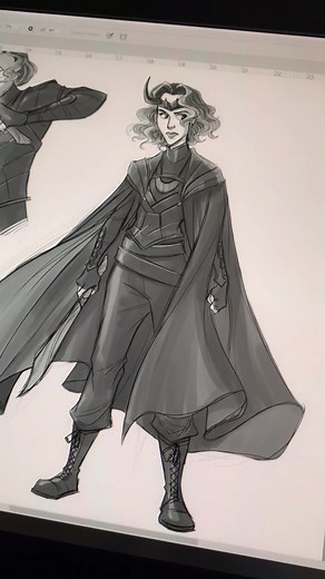 Sylvie Loki Concept Art Revealed | Marvel MCU TikTok Artists