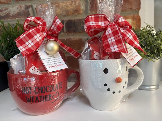 Hot Chocolate Mug Set, Snowman Soup Cocoa Set, Hot Chocolate Gift Set - Etsy