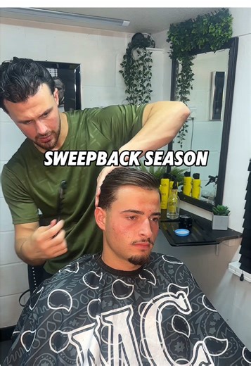 Tapered Comb Over Sweepback Styling Guide