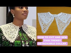 How to make a detachable collar; step-by-step