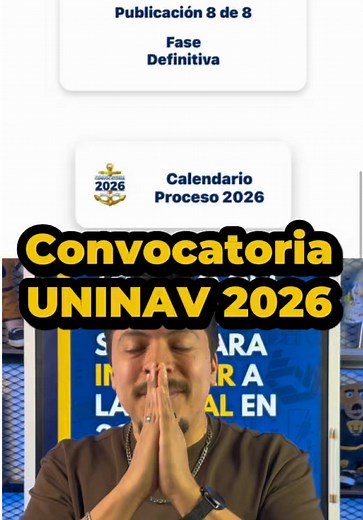 Convocatoria UNINAV 2026: Todo lo que necesitas saber