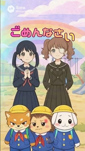 チャンバラごっこはけがに きをつけて！｜教育ホラー 👻わるいこどのこ？ #130