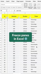 How to Freeze Panes in Excel . . . . . . #excel #microsoft #microsoftexcel #office #word #o #powerpoint #business #cursodeexcel #data #msexcel #curso #cursoexcel #powerbi #exceltips #motivation #datascience #microsoftoffice #n #aprenderexcel #planilhas #dicasexcel #windows #dashboard #cursos #ado #exceltraining #like #excelbasico #dataanalytics | Data Driven Insights