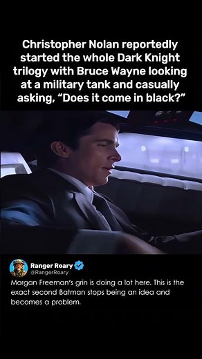 THE LINE THAT STARTED NOLAN'S BATMAN TRILOGY