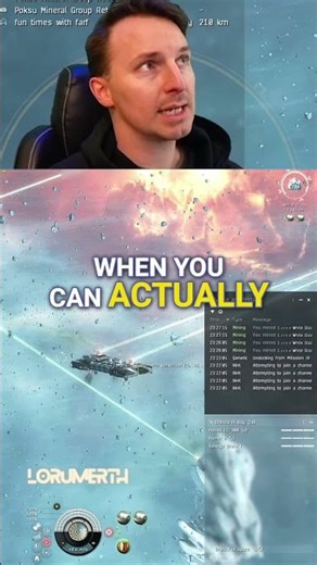 Track Mining $ w EASE in EVE Online 🚀 #shorts