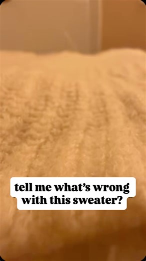 Colleen ✨ on Instagram: "And this is why you do not put a wool sweater in a washing machine even on delicate. For some of you, you might think this looks fine. But the original texture of this sweater is now ruined because of the felting. PLEASE HAND WASH YOUR WOOL & CASHMERE. #fabricreels #feltedwool #fyp #handwash #shrunkensweater #handwashing"