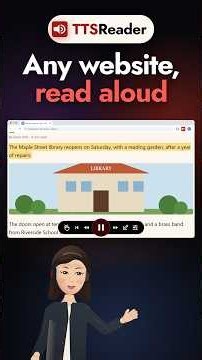 Any Website, Read Aloud: How to Listen with the TTSReader Chrome Extension #Shorts