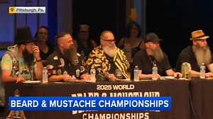 Facial hair enthusiasts compete in World Beard and Mustache Championships in Pittsburgh