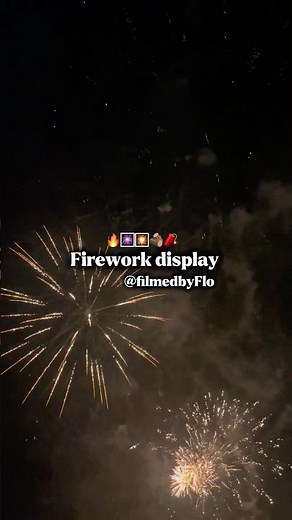 Firework display! ❤️🎆
