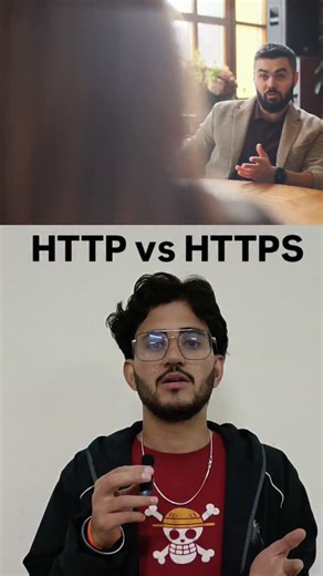 Ankit Rawat on Instagram: "When you open a website with HTTP, your data travels in plain text. Anyone on the network can read it passwords, messages, everything. That’s like sending a postcard. Anyone can read it. With HTTPS, your data is encrypted using TLS Even if someone intercepts it, they’ll see random unreadable data. That’s like sending a locked box Only the receiver has the key. Why HTTPS matters Protects passwords & payments Prevents man-in-the-middle attacks Required for modern browser