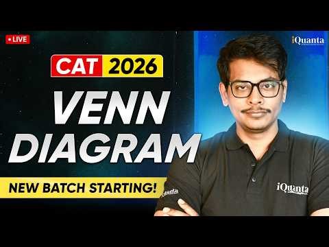 CAT 2026 April Batch | Venn Diagram Basics | LRDI | iQuanta