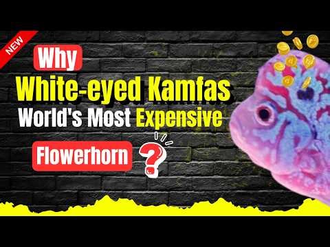 Why White-eyed Kamfas Still World's Most Expensive Flowerhorn? || Blue Aquatics