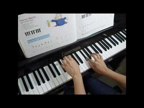 Hand Bells (Part 1 & 2) - Alfred's Basic Piano Library Lesson Book Level 1A P.12-13