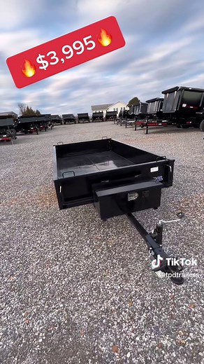 Check Out the Unique Urban Dump Trailer at TPD Trailer Sales!