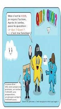 COD avec chanson & natures du COD #apprendrelefrançais #musique #école #français #grammaire