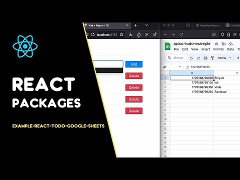 A simple Todo application with Google sheets and React