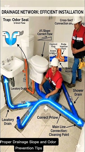 Proper Drainage Slope and Odor Prevention Tips