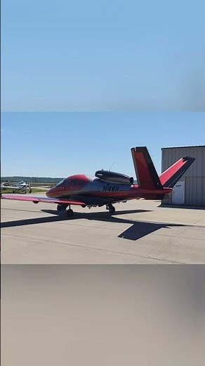 Cirrus SF50 Vision Jet, start up, and low pass. #cirruslife #aviation #flying