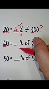 Percentage Trick, easy calculation 👏💪 #mathisfun #fblifestyle #mathskills | Mathtuto