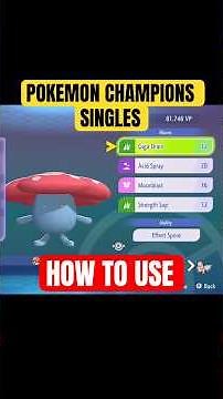VILEPLUME OVER VENUSAUR!? 🍄 Vileplume Guide for Pokémon Champions singles #shorts