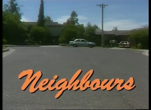 📺 'Neighbours' Monday 27 October 1986 - BBC1: 13:25 Australian soap 'Neighbours' was broadcast in the UK for the first time. Just a friendly wave each morning, or in our case each lunchtime and teatime, can turn them from mere neighbours into, ahem, good friends. Full of BBQ's by swimming pools and skimpily clad beautiful bods. Think of The Waltons in swimsuits with all mod cons and you’re close. The theme tune was catchy, the bubble-perms were sun-kissed and even the lingo was exotic. Now rack