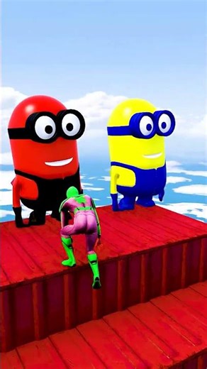 GTA 5 Epic Water Ragdolls | Spider-Man Jumps / Fails ep.15332 #shorts