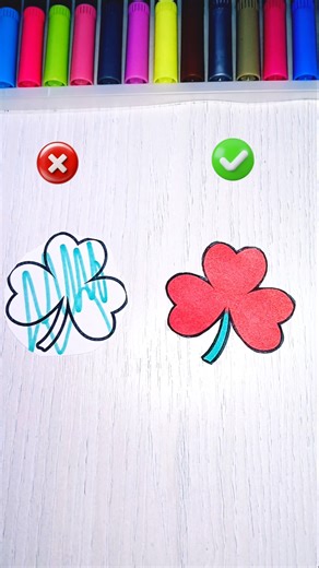 Perfect Cut ☘️❤✨✂️#shorts #art#craft#coloring