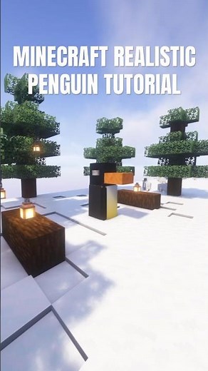 Minecraft Realistic Penguin Tutorial 🐧