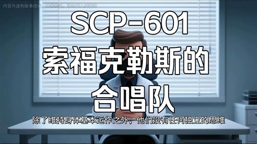 【研究员小E】SCP-601 索福克勒斯的合唱队