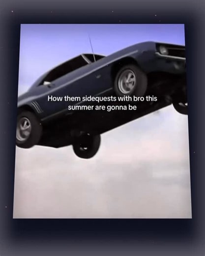 Uncrustamemes on Instagram: "This 12-second video features a nostalgic compilation of clips from the 2 Fast 2 Furious era, showing Paul Walker and Tyrese Gibson racing cars, celebrating, and getting into high-speed trouble. The overlay text reads: “How them sidequests with bro this summer are gonna be,” while the upbeat track “Samba do Brasil” provides a rhythmic, high-energy background. The humor is centered on the common “sidequest” trope, where mundane summer plans are jokingly framed as cine