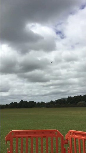 Speeding down the field with rc heli #shorts #flying #aerodrome