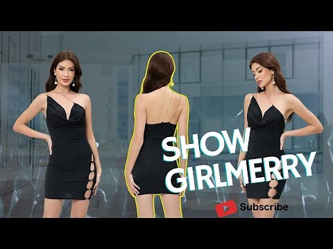 Brazilian Model Slays in Girlmerry's Gorgeous Dresses & Swimwear!#fashion #girlmerry