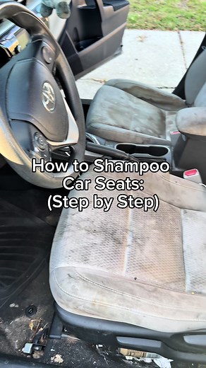 💎 How to shampoo car seats the right way 🧼 ‼️This video breaks down the proper process: • Pre-treat & shampoo • Agitate the fabric • Steam to lift deep dirt & bacteria 😮‍💨 If you want clean results, you know who to call. 📞 📍 Orlando | Mobile detailing, WE Come to YOU! 🏡 #CarDetailingTips #SeatShampoo #DetailingEducation #LearnDetailing #InteriorDetail #CarCleaning #AutoDetailing #OrlandoDetailer #CapCut #mobiledetailing #BestInOrlando #cardetailing #seatshampoo #wax