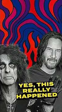 What Happened When Alice Cooper Babysat Keanu Reeves #curious #funfact