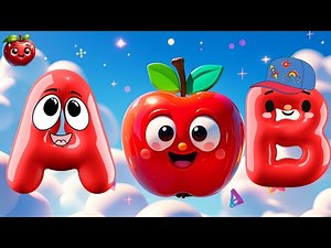 ABC Fruits Song 🍎 A to Z | Learn Alphabet with Fun Fruit Names for Kids & Toddlers! 🍌🎶