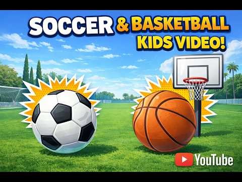 Kids Sports Challenge! ⚽️ Soccer & 🏀 Basketball FUN Game 🎉