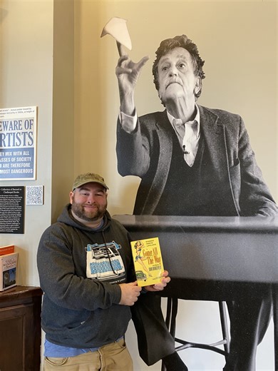 In memory of our beloved friend Dan Wakefield, our curator Chris is generously giving away his personal copy of "Going all the Way". This giveaway is exclusive to U.S. residents. To enter, just like this post and drop a comment stating who you'd share this book with. The winner will be selected at random on March 22nd and notified via DM. | Kurt Vonnegut Museum and Library