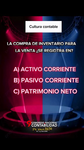 8.3K views · 218 reactions | Quiz express para contadores! 兩 créditos al DM | Líderes en Contabilidad | Facebook